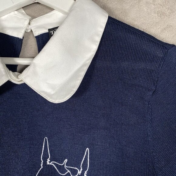 Torrid Her Universe Sweater Plus 1X Studio Ghibli My Neighbor Totoro Blue - Picture 7 of 16